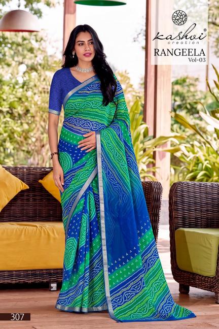 Kashvi rangeela vol-3 surat textile market sarees
